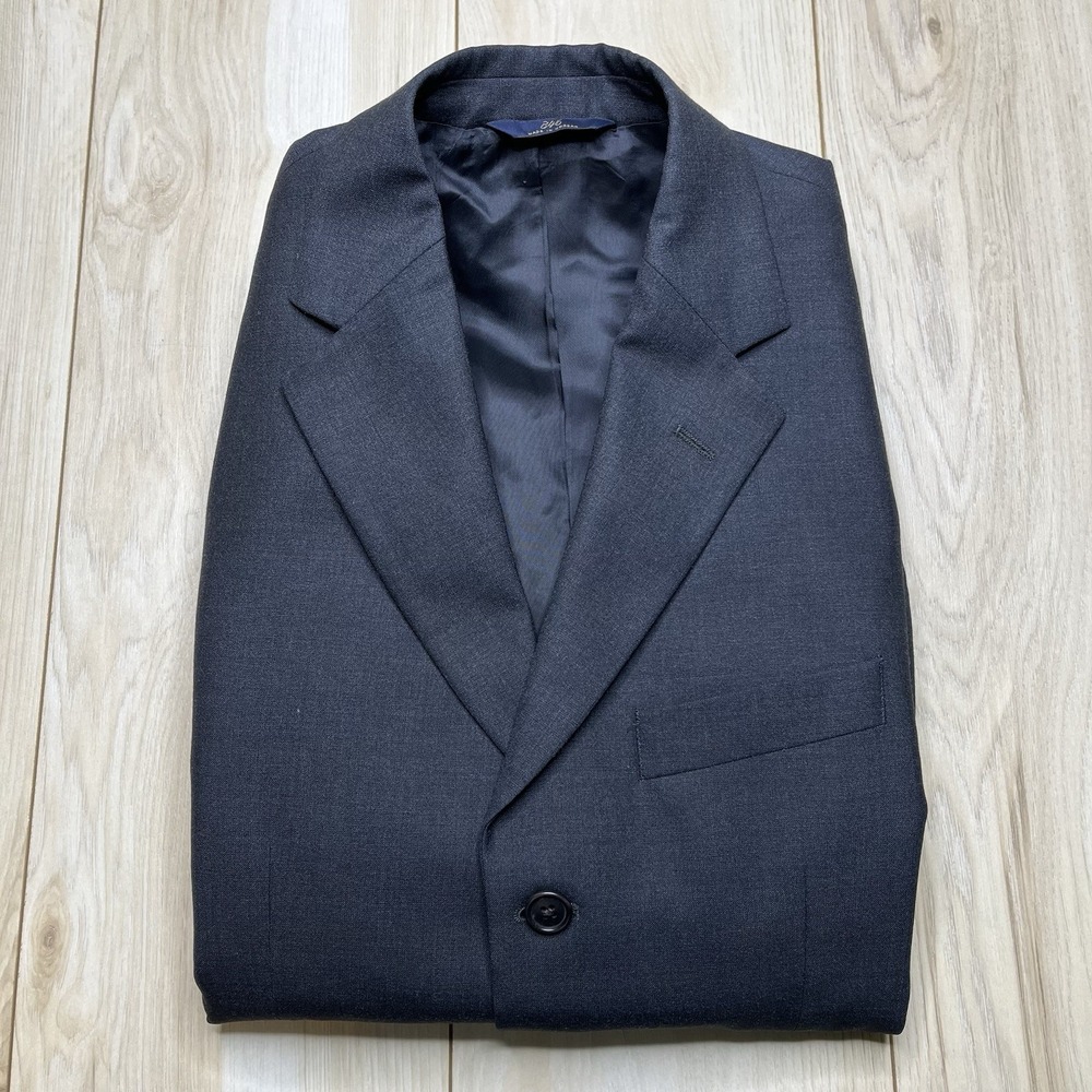 Brooks Brothers 346 Stretch Wool 2 Piece Suit Navy Blue Size 38R W:34x31 - Picture 12 of 16